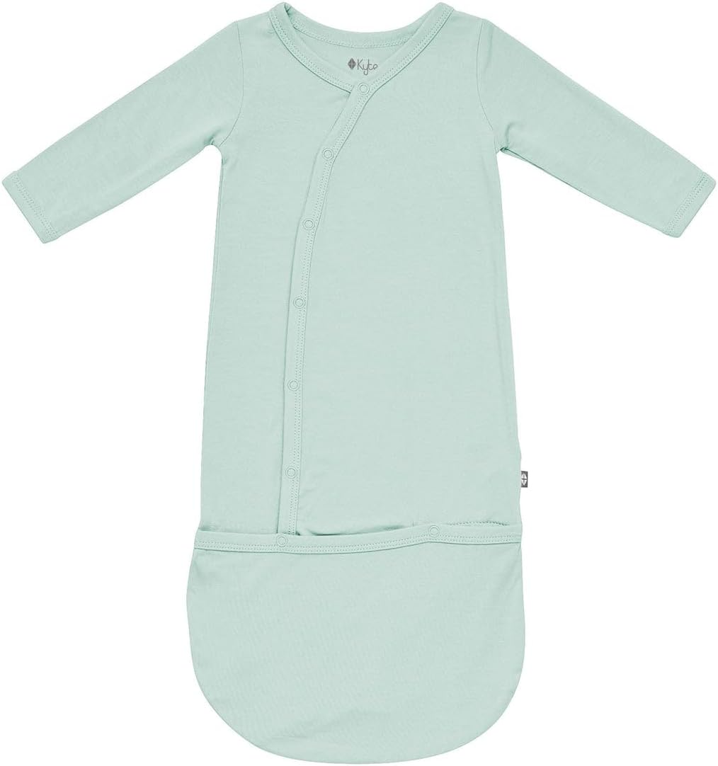 KYTE BABY Bundlers - Soft Bamboo Rayon Nightgown for Unisex Baby