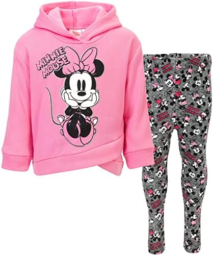 Minnie Mouse and Mickey Mouse Disney Fleece and Leggings Set