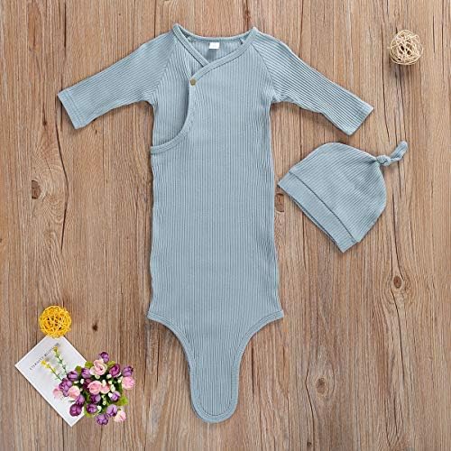 Baby Sleep Gown with Knot Soft Pajamas for Boys and Girls