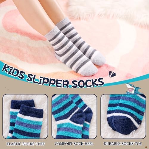 SeeyAN Kids Fuzzy Slipper Socks Boys Girls Thermal Winter Socks