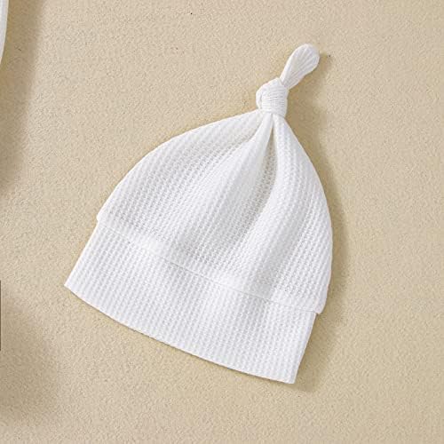 Lefyira - Infant Baby Boy Girl Knotted Gown Romper With Hat