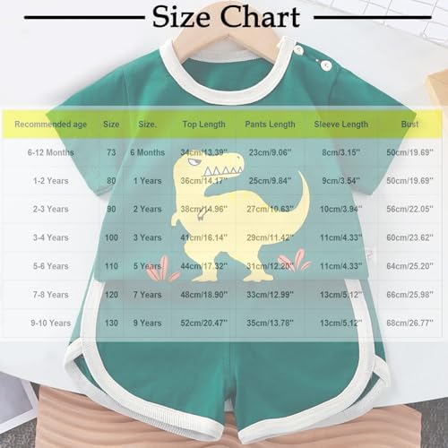 2-Piece Kawaii Match Tees for Kids