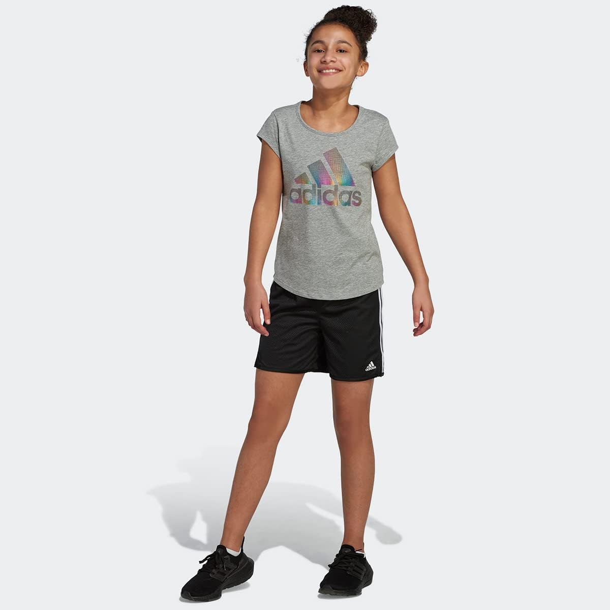 Adidas Girls Mesh athletic shorts - performance comfort and style