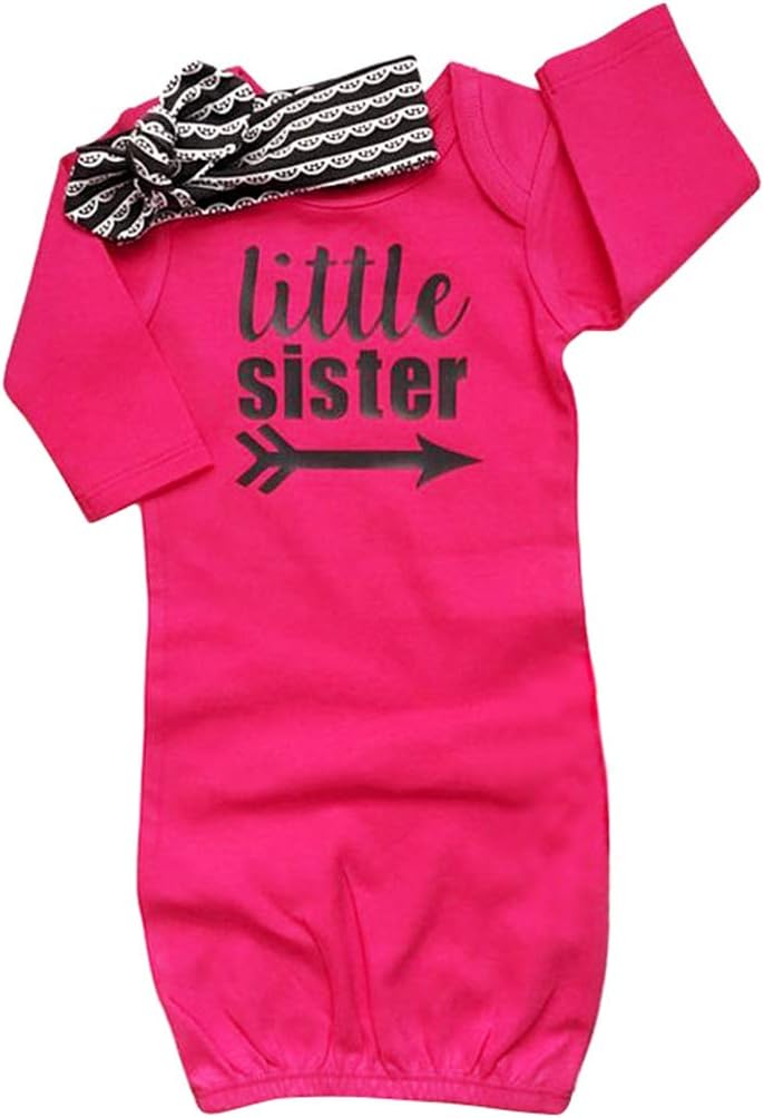 Majestic Nightgown Set for Newborn Girl