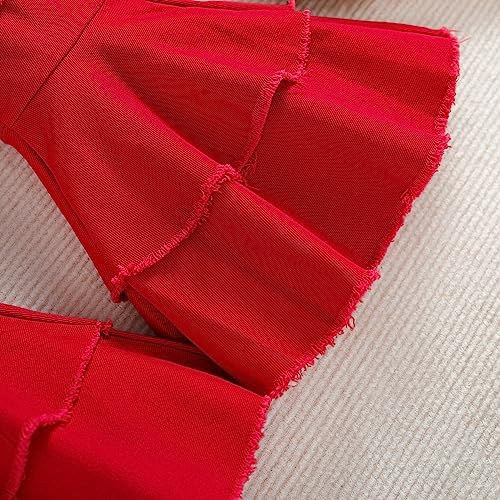 lightweight bell bottom flared Leggings for toddlers girls