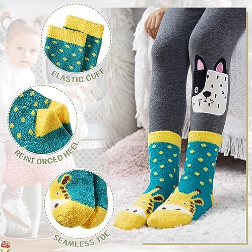 Wheets Fuzzy Socks With Grips