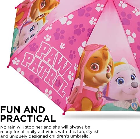 Paw Patrol Toddler Rain Umbrella Poncho Set Hero Rainwear for Kids