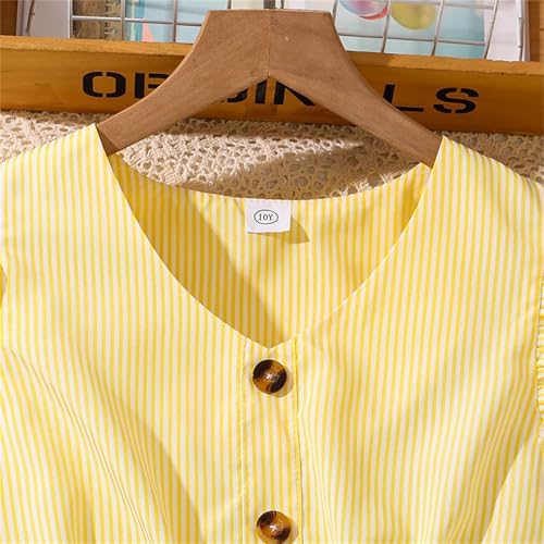 Cute Summer Skirt Set for Girls - 8-13 Years