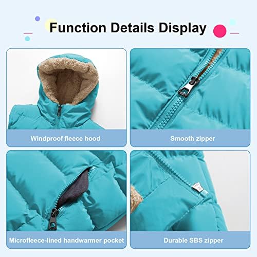 Warm Puffer Vest for Kids Soft Waterproof and Cozy