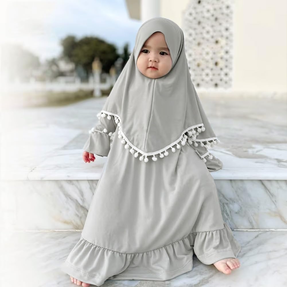 Baby Girls Pray-Worthy Abaya Dress