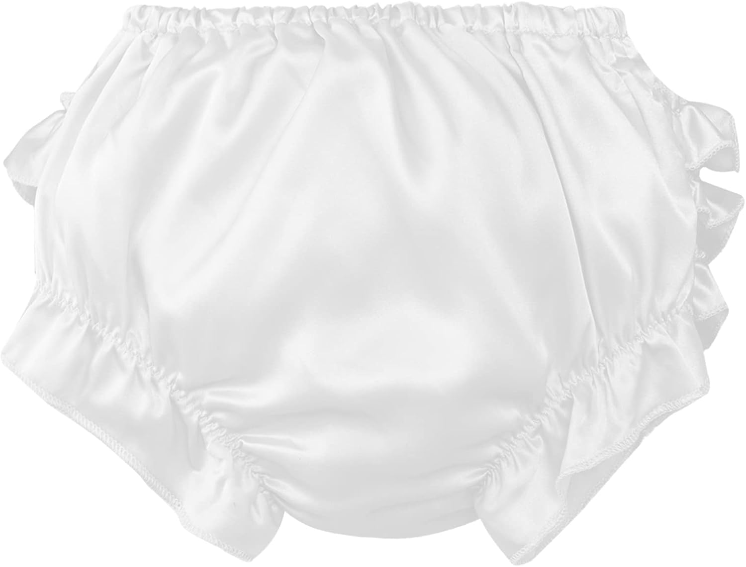 YEAHDOR Baby Girl Cotton Ruffle Shorts with Bowknot Decor
