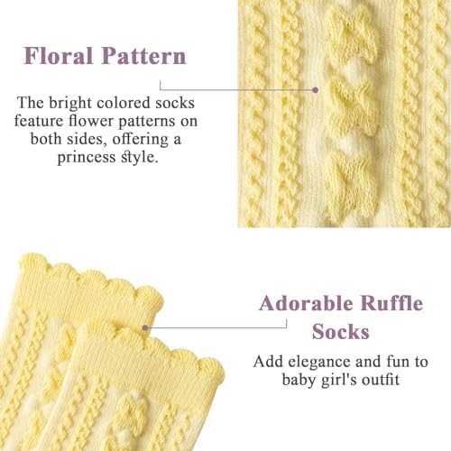Meeshine Toddler Girls Ruffle Ankle Socks london