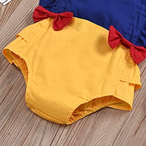 Handmade Princess Snow White Romper Set for Baby Girls