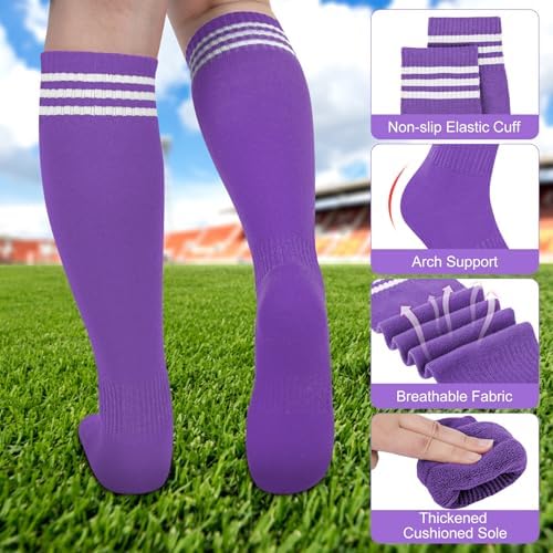 YSense Kids Soccer Socks Long Cotton Youth