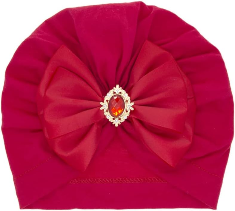 eubuy baby turban hat red