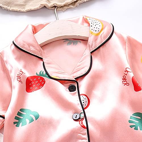 Strawberry Pajama Set for Toddler Girls and Boys