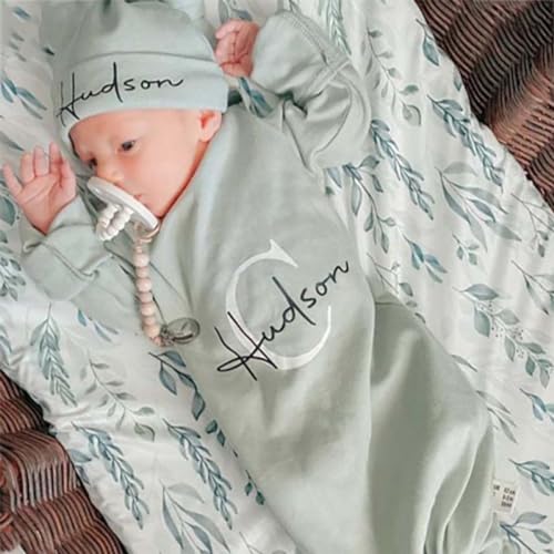 Personalized Hospital Gown for Newborn