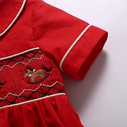 Pettigirl Smocked Dress for Baby Girls Boys Christmas