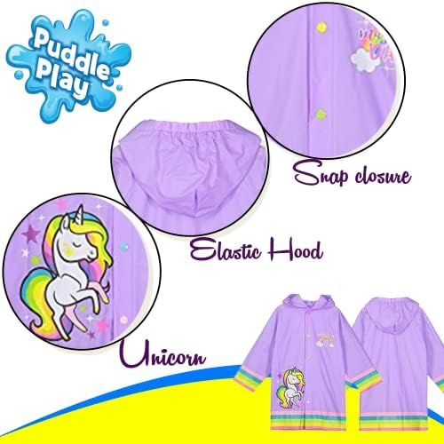 Puddle Play Little Boys and Girls Rain Slicker Outwear