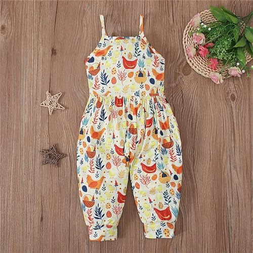 Ultimate Toddler Girls Romper with Backless Harem Halter Design
