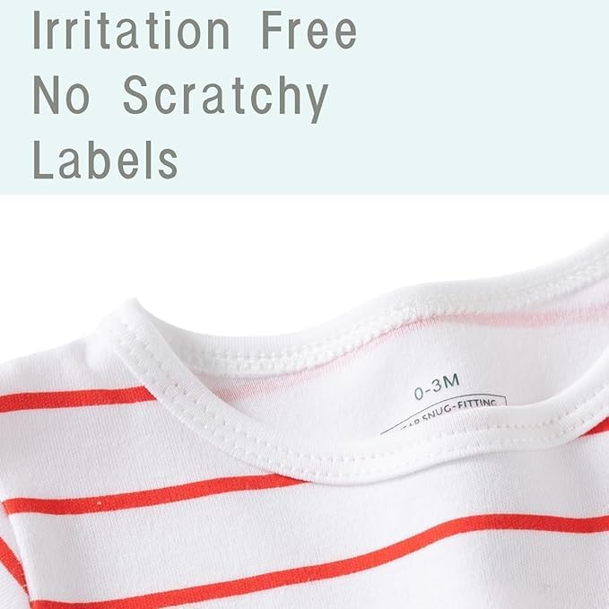 2-Pack Organic Cotton Baby Pajamas for Boys Girls
