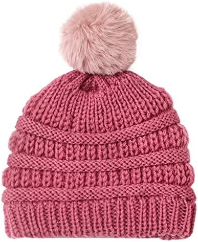 Soft Cotton POM POOM WINTER HAT for Babies toddlers