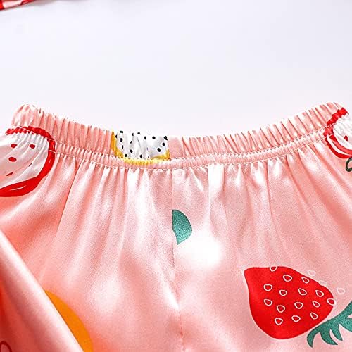 Strawberry Pajama Set for Toddler Girls and Boys