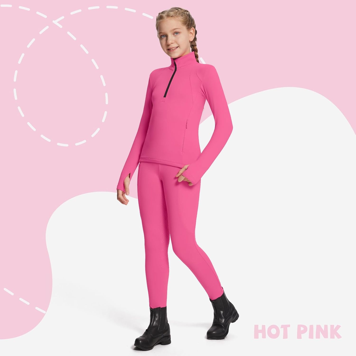 Baleaf Girls Thermal Fleece Jacket