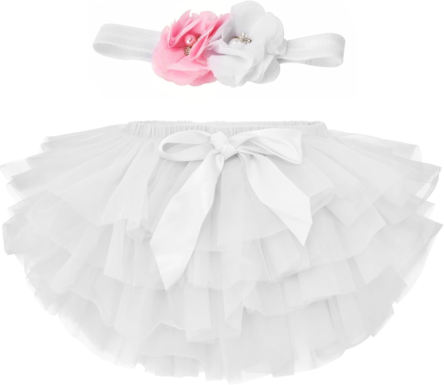 Exegawe Baby Girls Tutu Skirt with Headband