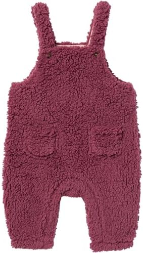 Modern Moments by Gerber Dark Rose Microplush Overalls Set