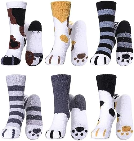 Fuzzy Non-Slip Socks for Kids - Cozy Gift Perfect