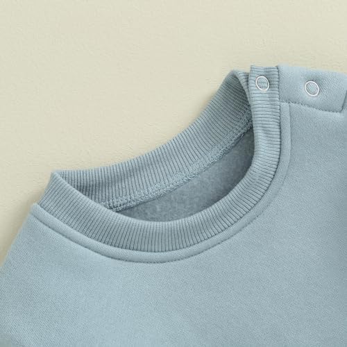 Gueuusu Unisex Baby Romper - Soft Warm Fleece Sweater for Newborns