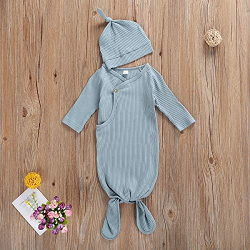 Baby Sleep Gown with Knot Soft Pajamas for Boys and Girls