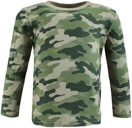 Hudson Baby Unisex Thermal Long Sleeve T-Shirts for Babies