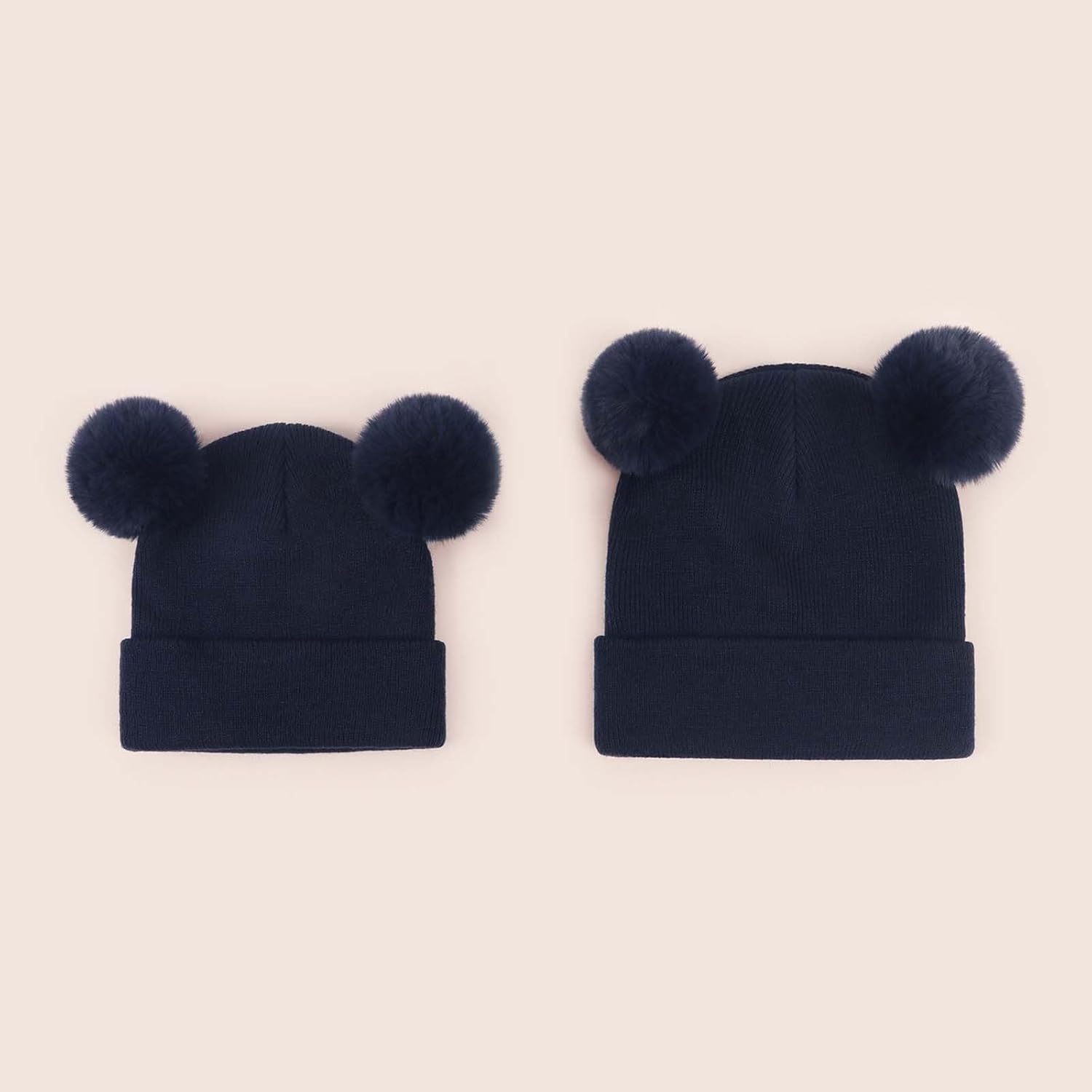 Soft Warm Unisex Newborn Beanie with Ear Covers for Christmas
