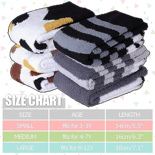 Fuzzy Non-Slip Socks for Kids - Cozy Gift Perfect