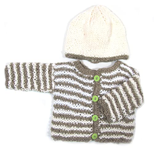 Premium Soft Cotton Baby Sweater with Elegant Stripes