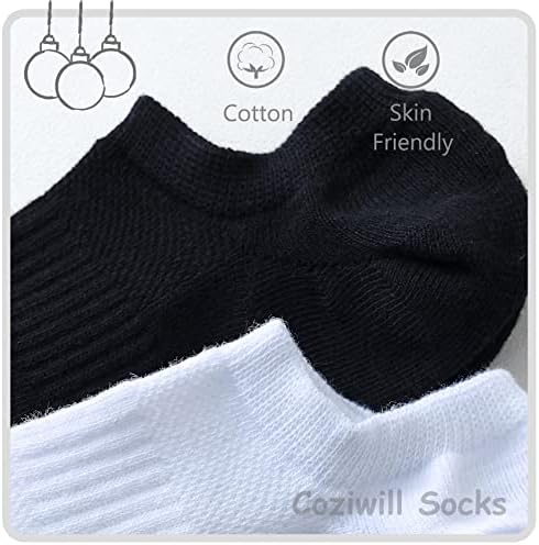 CoziWill Socks No Show Girls 12 Pair