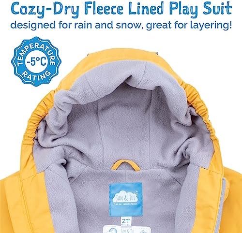 Waterproof Windproof Fleece Lined Snow Suit for Kids 2-8 years old