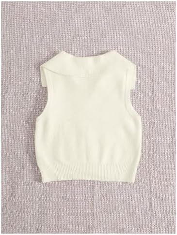 SweatyRocks Girls Cable Knit Sweater Vest
