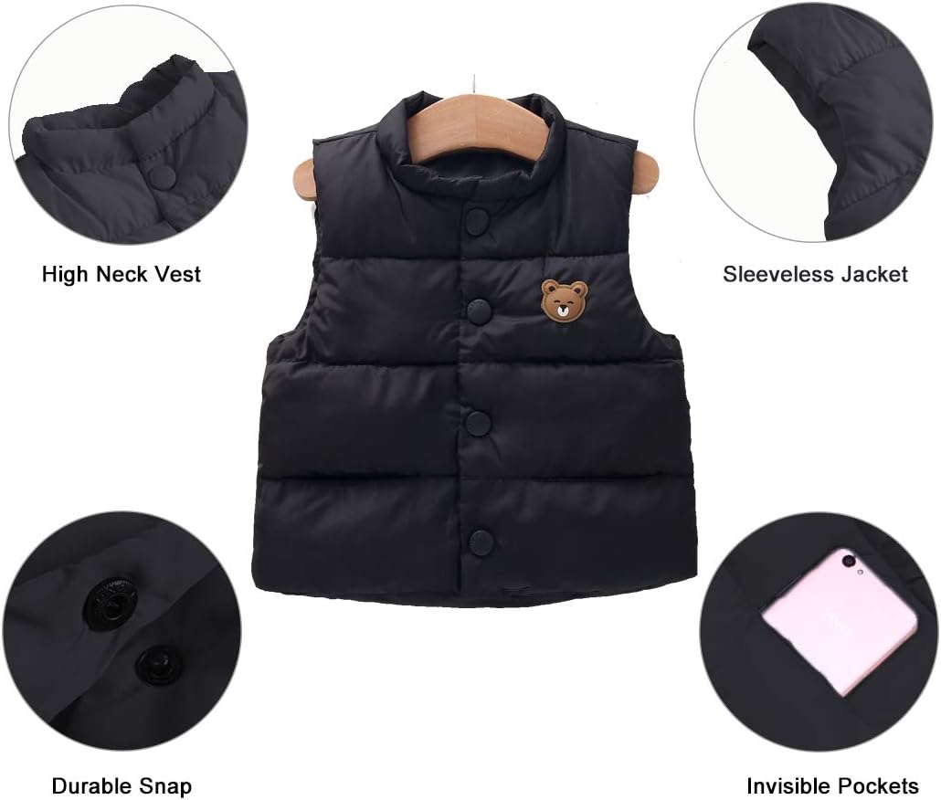 Cute Winter Vest forKids Jonathansrejects