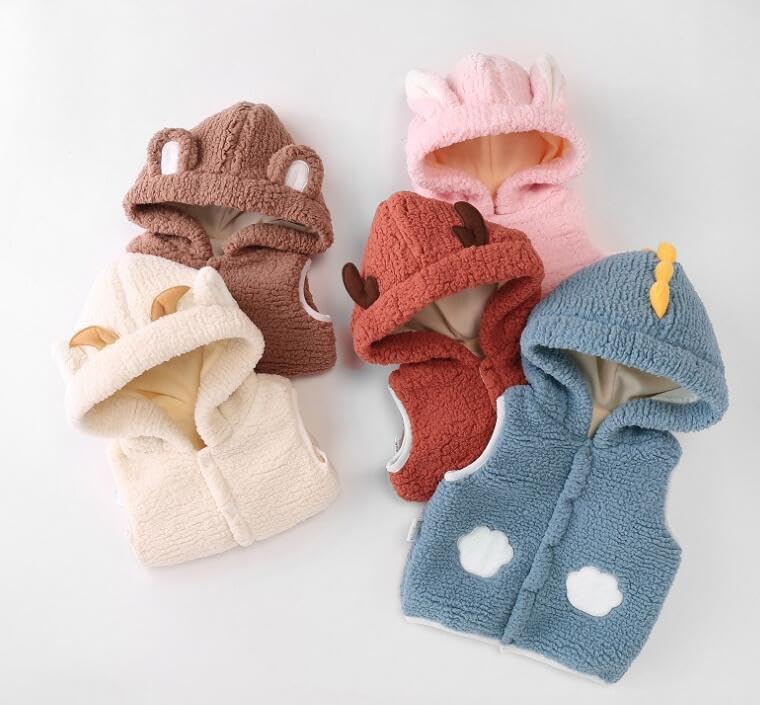 Warmstraw Baby Winter Vest Cute Fleece Jacket