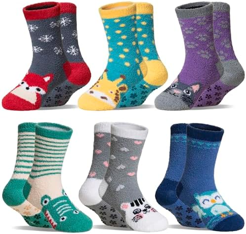 Wheets Fuzzy Socks With Grips