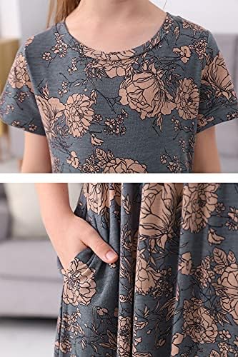 Floral Print Dress with Pockets