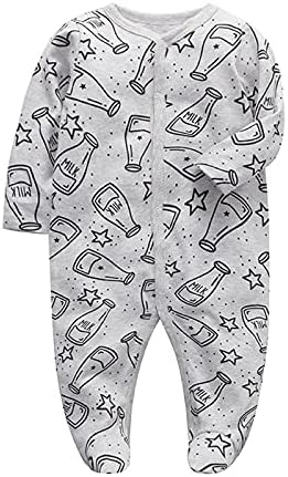 Cute Soft Romper for Boys Girls AMIMOJY Footies Romper - Baby Toddler Essentials