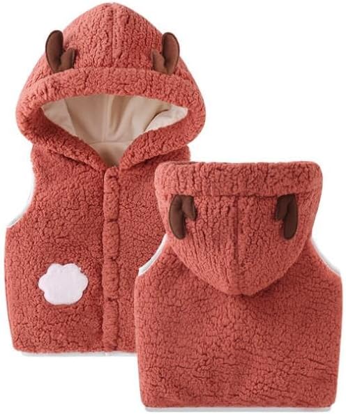 Warmstraw Baby Winter Vest Cute Fleece Jacket