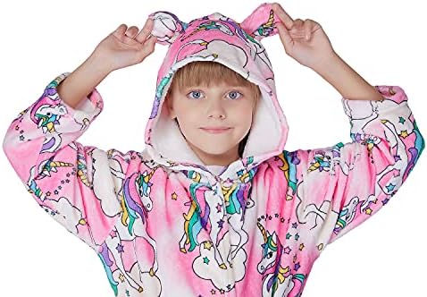 Soft Girl Bathrobe Hoodie for Girls and Boys
