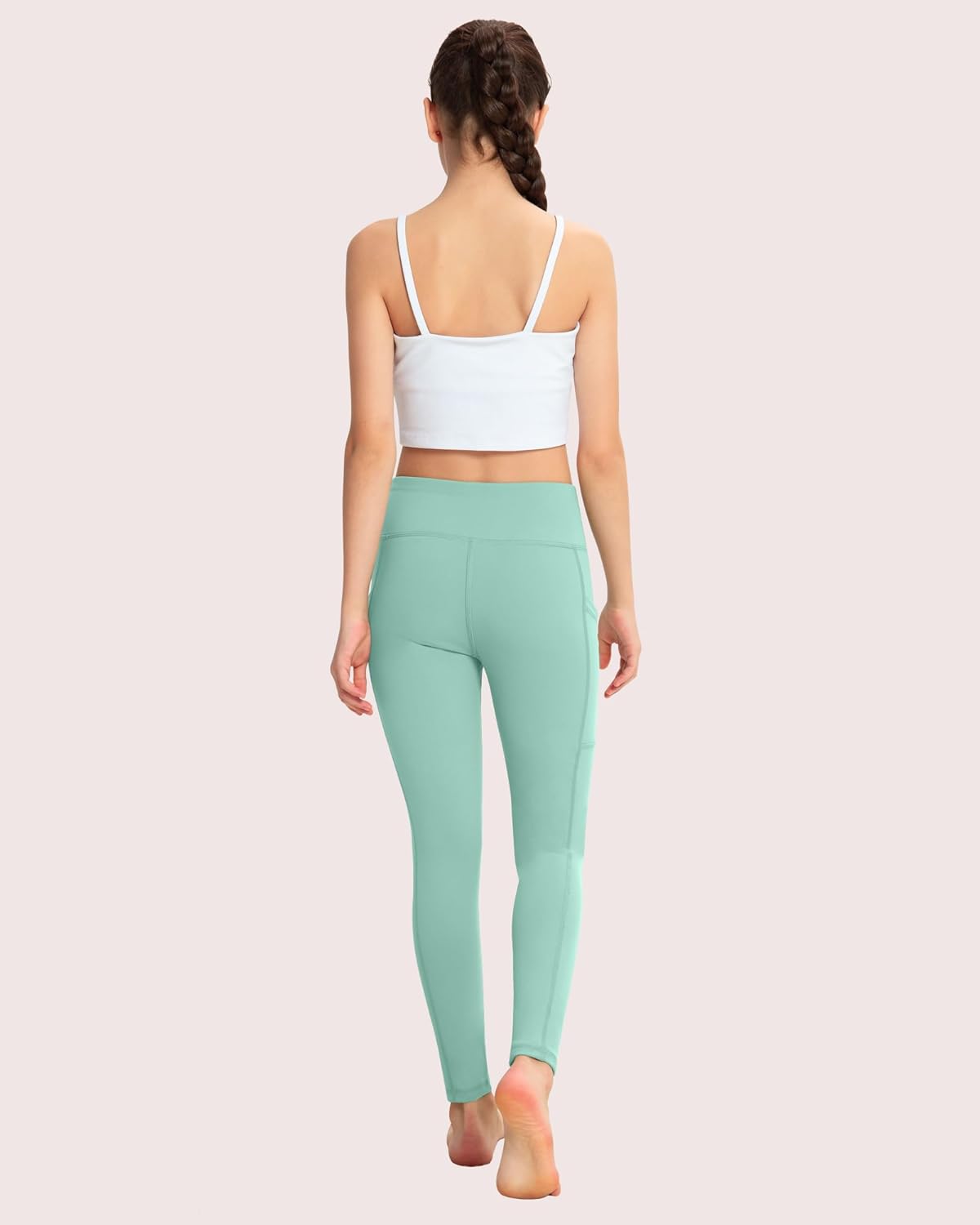 High Waisted Yoga Leggings for Girls