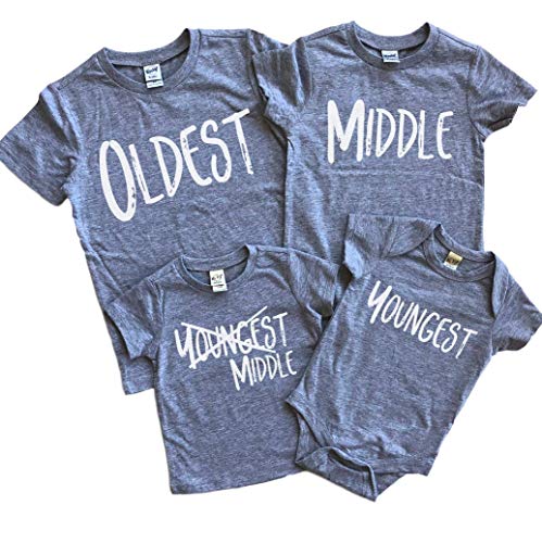 Matching 4 Th predictor shirts for sibling announce