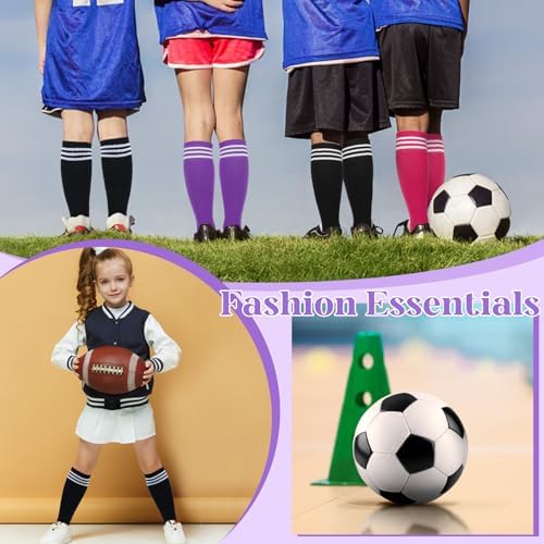 YSense Kids Soccer Socks Long Cotton Youth